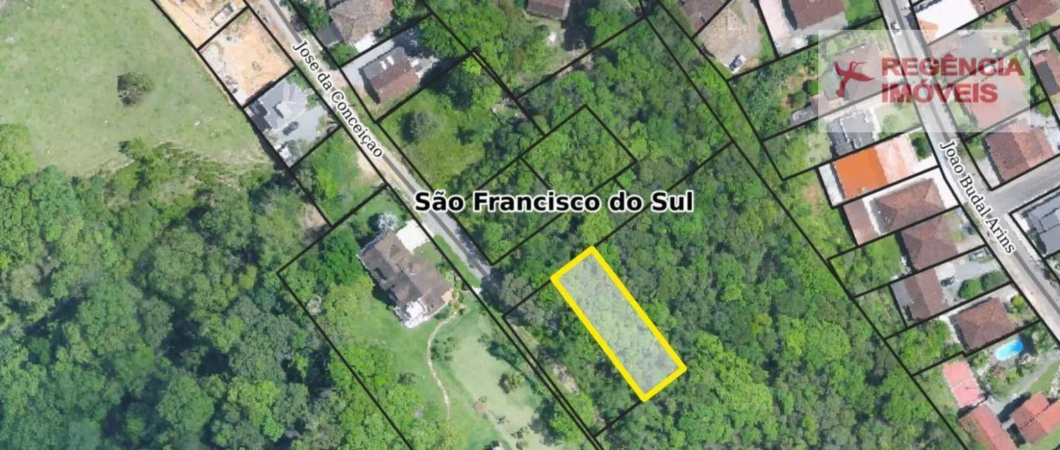 Foto 3 de Terreno / Lote à venda, 520m2 em Sao Francisco Do Sul - SC