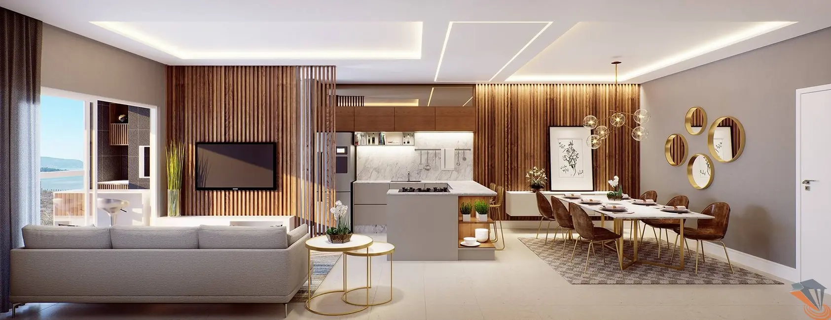 Foto 2 de Apartamento com 2 quartos à venda, 104m2 em Praia Comprida, Sao Jose - SC