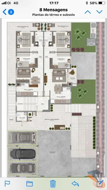 Foto 5 de Apartamento com 2 quartos à venda, 51m2 em Serraria, Sao Jose - SC