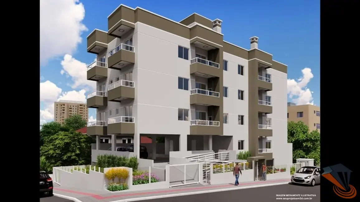 Foto 4 de Apartamento com 2 quartos à venda, 51m2 em Serraria, Sao Jose - SC