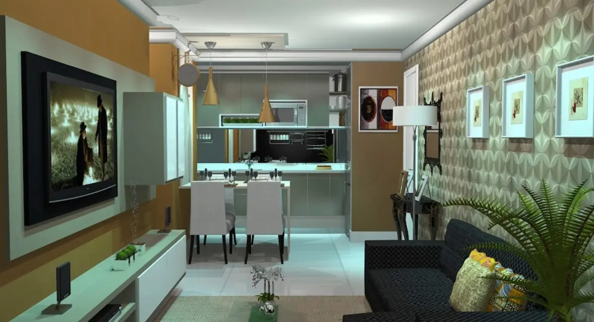 Foto 4 de Apartamento com 2 quartos à venda, 66m2 em Jardim Atlântico, Florianopolis - SC