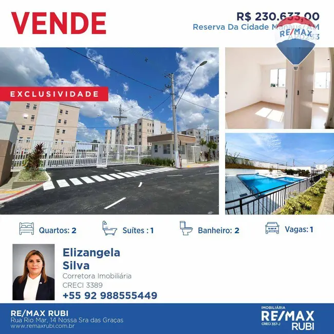 Apartamento com 2 quartos à venda, 100m2 em Flores, Manaus - AM - imagem 1 Foto 1 de Apartamento com 2 quartos à venda, 100m2 em Flores, Manaus - AM