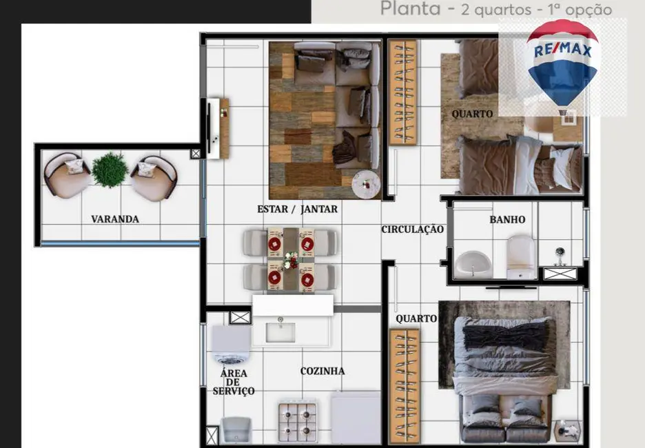 Apartamento com 2 quartos à venda, 43m2 em Planalto, Manaus - AM - imagem 6 Foto 6 de Apartamento com 2 quartos à venda, 43m2 em Planalto, Manaus - AM