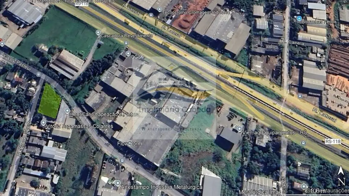 Foto 6 de Terreno / Lote à venda, 1428m2 em Três Marias, Esteio - RS