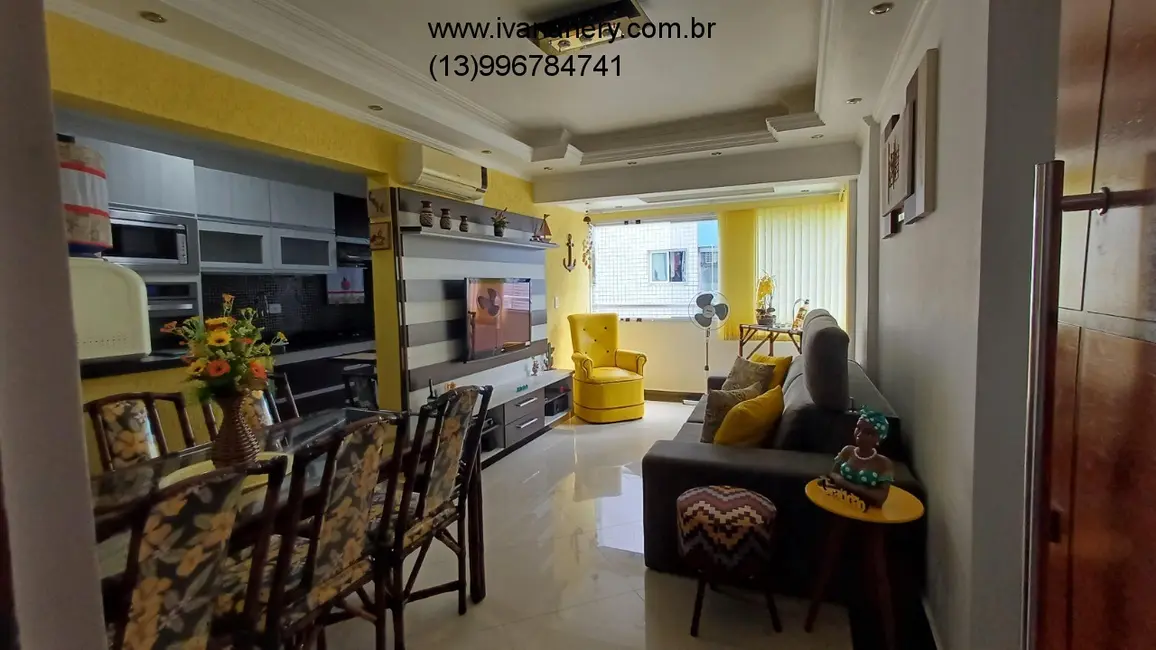 Foto 1 de Apartamento com 1 quarto à venda, 48m2 em Mongagua - SP