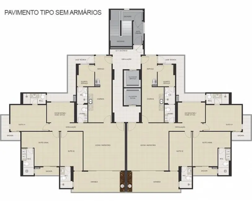Apartamento com 4 quartos à venda, 162m2 em Aldeota, Fortaleza - CE - imagem 8 Foto 8 de Apartamento com 4 quartos à venda, 162m2 em Aldeota, Fortaleza - CE