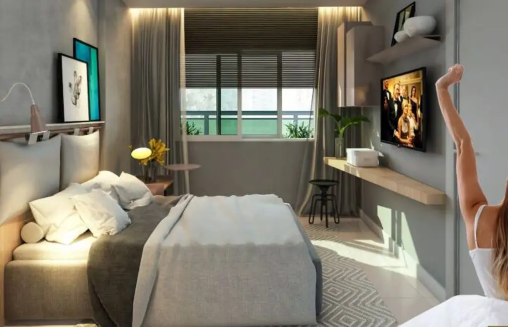 Foto 5 de Apartamento com 2 quartos à venda, 38m2 em Cocó, Fortaleza - CE