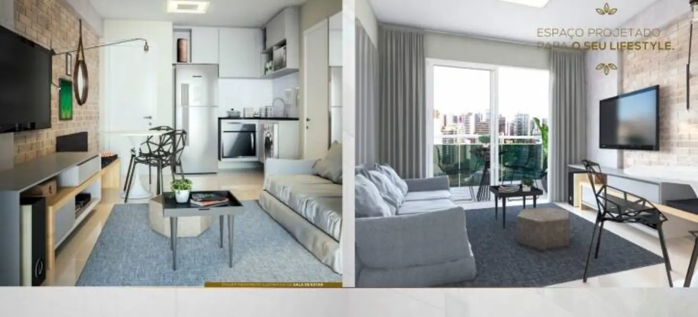 Foto 6 de Apartamento com 2 quartos à venda, 38m2 em Cocó, Fortaleza - CE