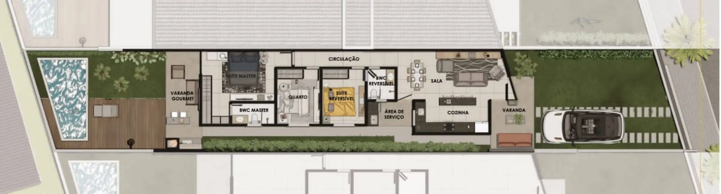 Foto 7 de Casa com 3 quartos à venda, 103m2 em Eusebio - CE