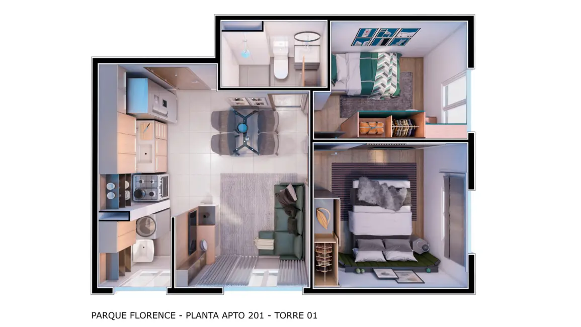 Foto 9 de Apartamento com 2 quartos à venda, 3643m2 em Mondubim, Fortaleza - CE