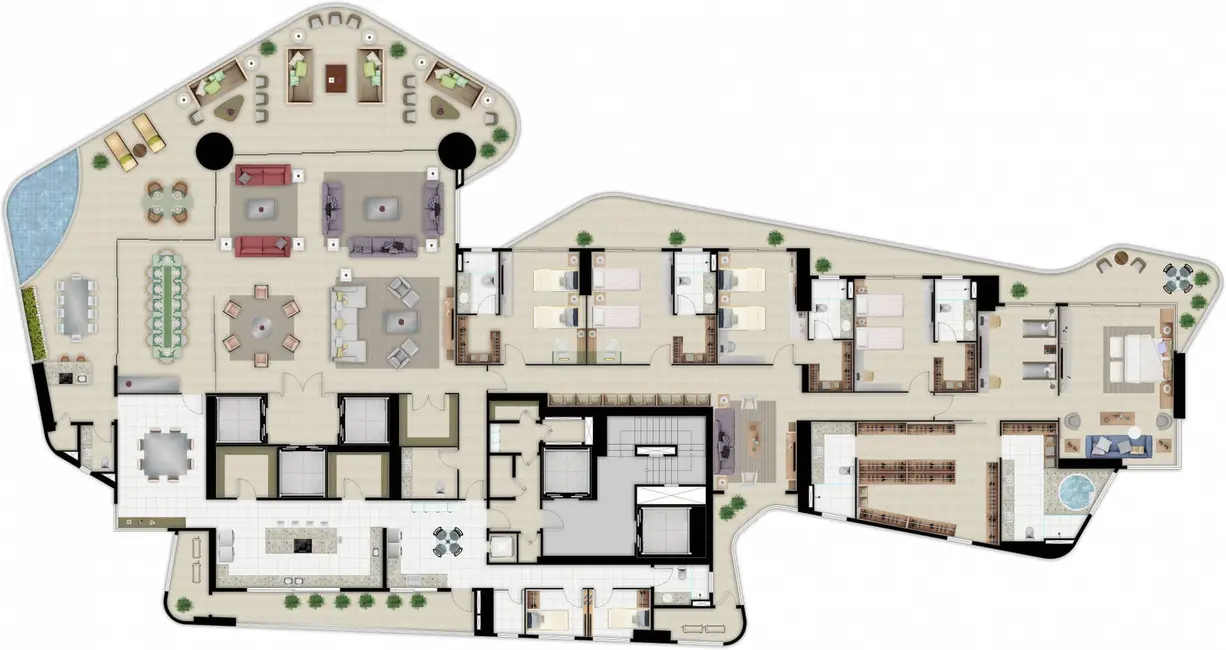 Foto 9 de Apartamento com 5 quartos à venda, 819m2 em Meireles, Fortaleza - CE