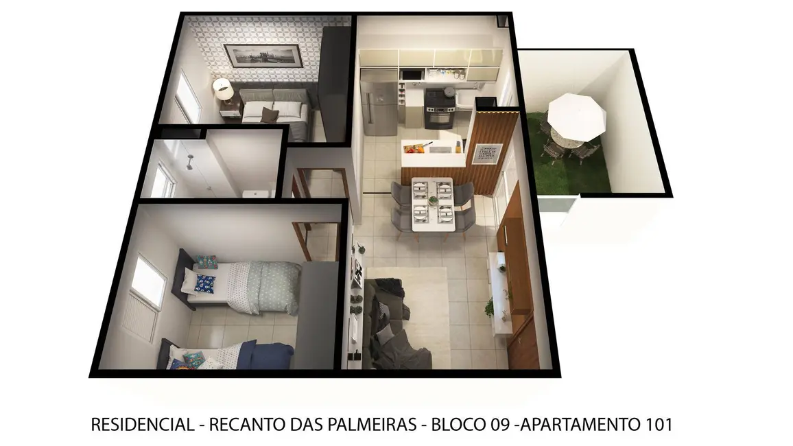 Foto 9 de Apartamento com 2 quartos à venda, 3841m2 em Jangurussu, Fortaleza - CE