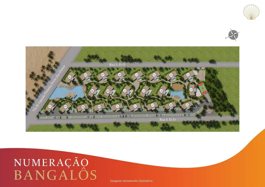 Apartamento com 3 quartos à venda, 75150m2 em Aquiraz - CE - imagem 4 Foto 4 de Apartamento com 3 quartos à venda, 75150m2 em Aquiraz - CE