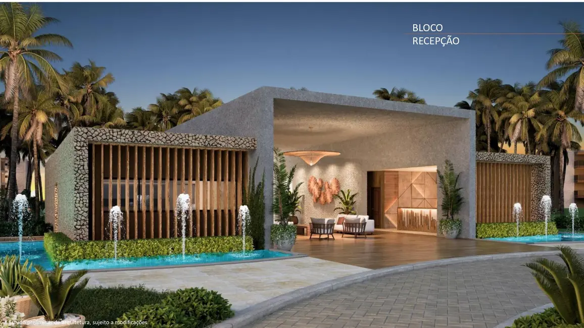 Foto 2 de Apartamento com 1 quarto à venda em Cumbuco, Caucaia - CE