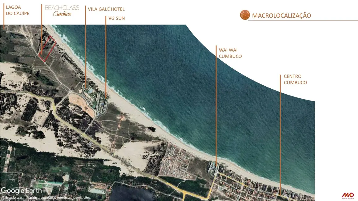 Apartamento com 1 quarto à venda em Cumbuco, Caucaia - CE - imagem 3 Foto 3 de Apartamento com 1 quarto à venda em Cumbuco, Caucaia - CE