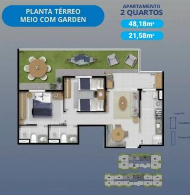 Foto 6 de Apartamento com 3 quartos à venda, 6149m2 em Parreão, Fortaleza - CE