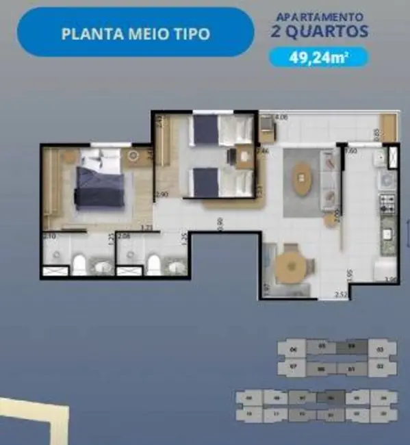 Foto 7 de Apartamento com 3 quartos à venda, 6149m2 em Parreão, Fortaleza - CE