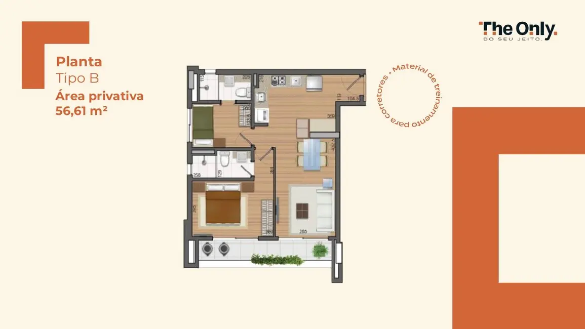 Apartamento com 1 quarto à venda, 48m2 em Aldeota, Fortaleza - CE - imagem 5 Foto 5 de Apartamento com 1 quarto à venda, 48m2 em Aldeota, Fortaleza - CE