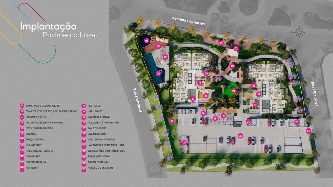 Apartamento com 3 quartos à venda, 68m2 em Presidente Kennedy, Fortaleza - CE - imagem 7 Foto 7 de Apartamento com 3 quartos à venda, 68m2 em Presidente Kennedy, Fortaleza - CE