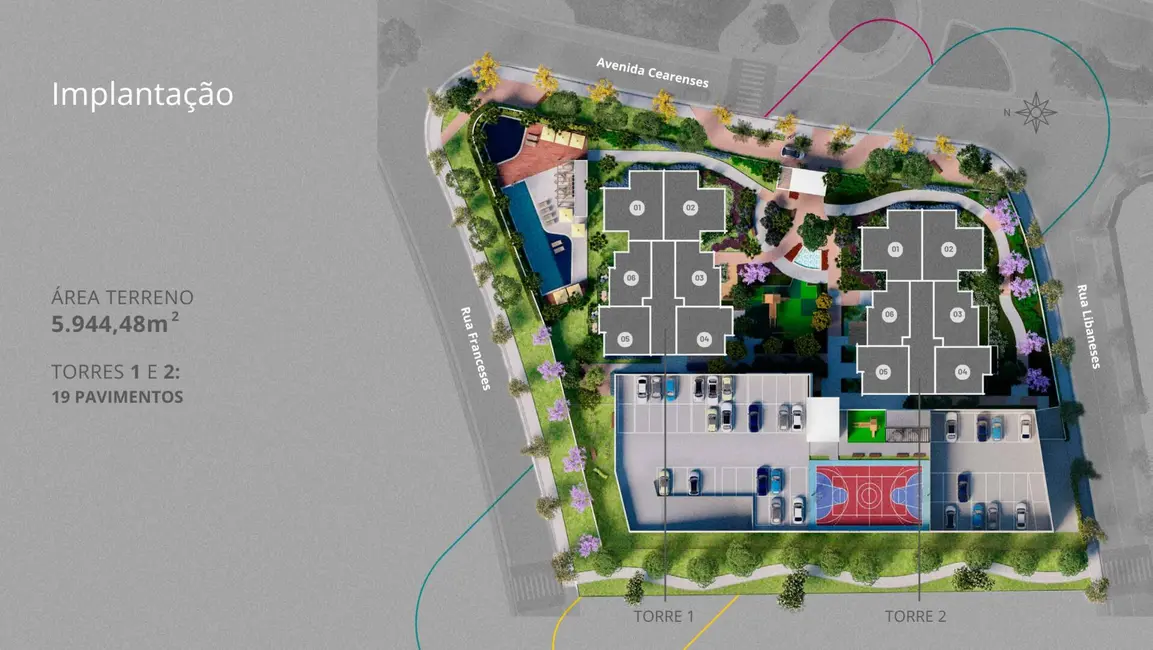 Apartamento com 3 quartos à venda, 68m2 em Presidente Kennedy, Fortaleza - CE - imagem 6 Foto 6 de Apartamento com 3 quartos à venda, 68m2 em Presidente Kennedy, Fortaleza - CE