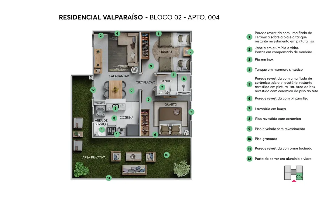 Foto 8 de Apartamento com 2 quartos à venda, 43m2 em Jangurussu, Fortaleza - CE