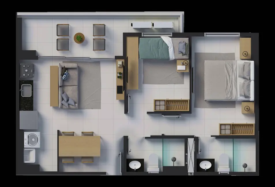 Foto 3 de Apartamento com 3 quartos à venda, 576071m2 em Fortaleza - CE