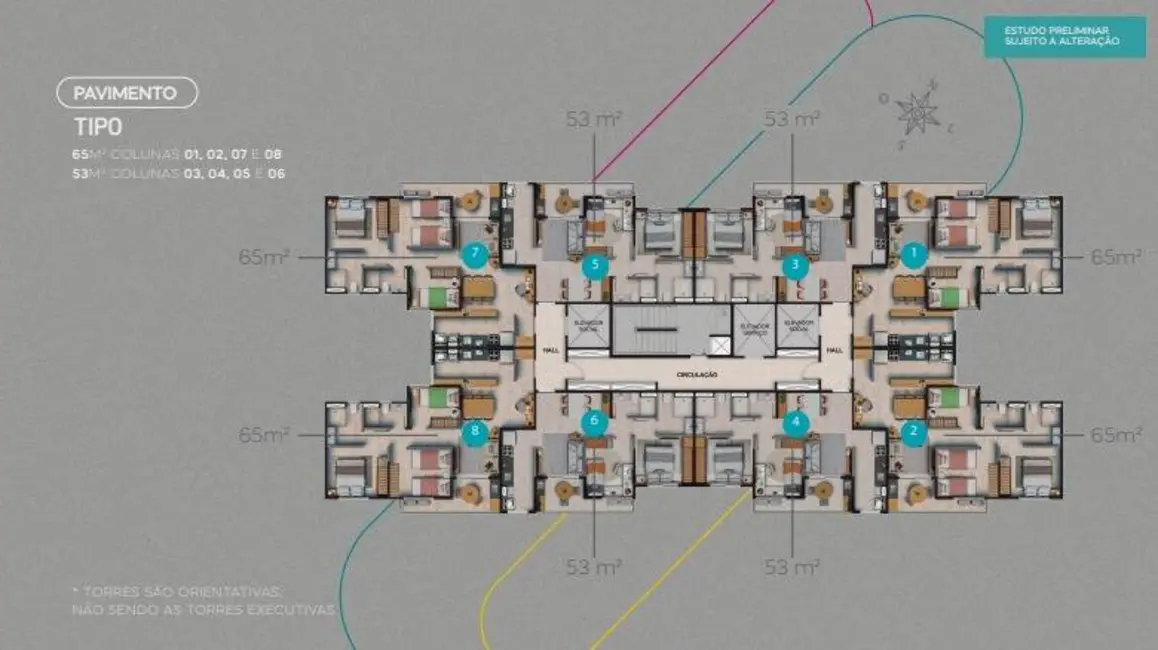 Apartamento com 2 quartos à venda, 5365m2 em Fortaleza - CE - imagem 7 Foto 7 de Apartamento com 2 quartos à venda, 5365m2 em Fortaleza - CE