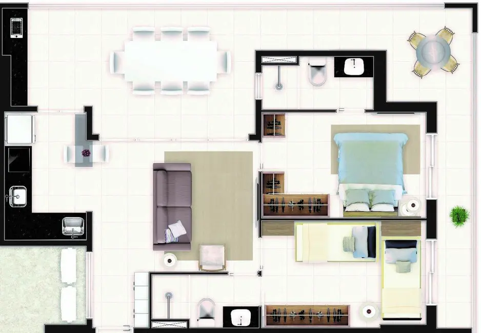 Foto 9 de Apartamento com 2 quartos à venda em Aldeota, Fortaleza - CE