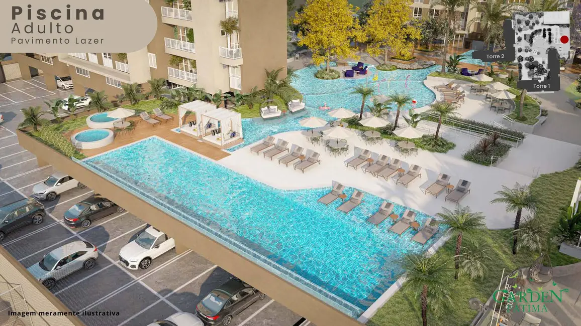 Foto 7 de Apartamento com 2 quartos à venda, 63m2 em Fátima, Fortaleza - CE