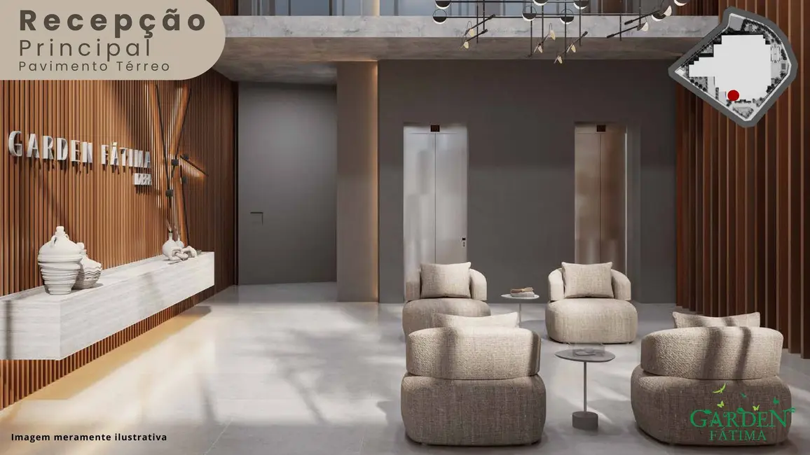 Foto 2 de Apartamento com 2 quartos à venda, 63m2 em Fátima, Fortaleza - CE
