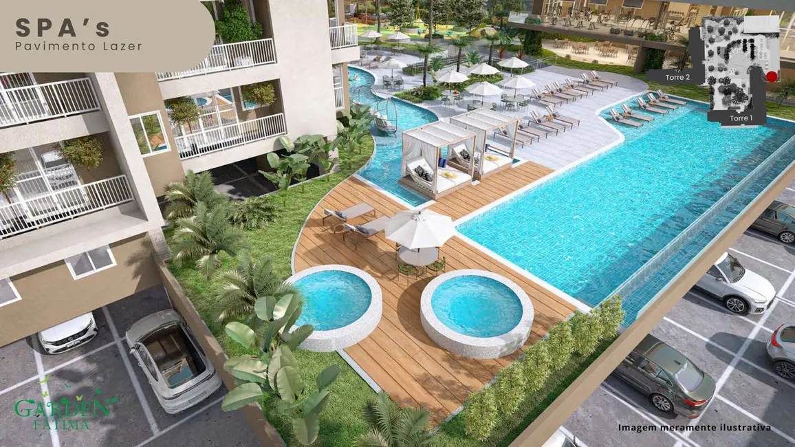 Foto 1 de Apartamento com 2 quartos à venda, 63m2 em Fátima, Fortaleza - CE