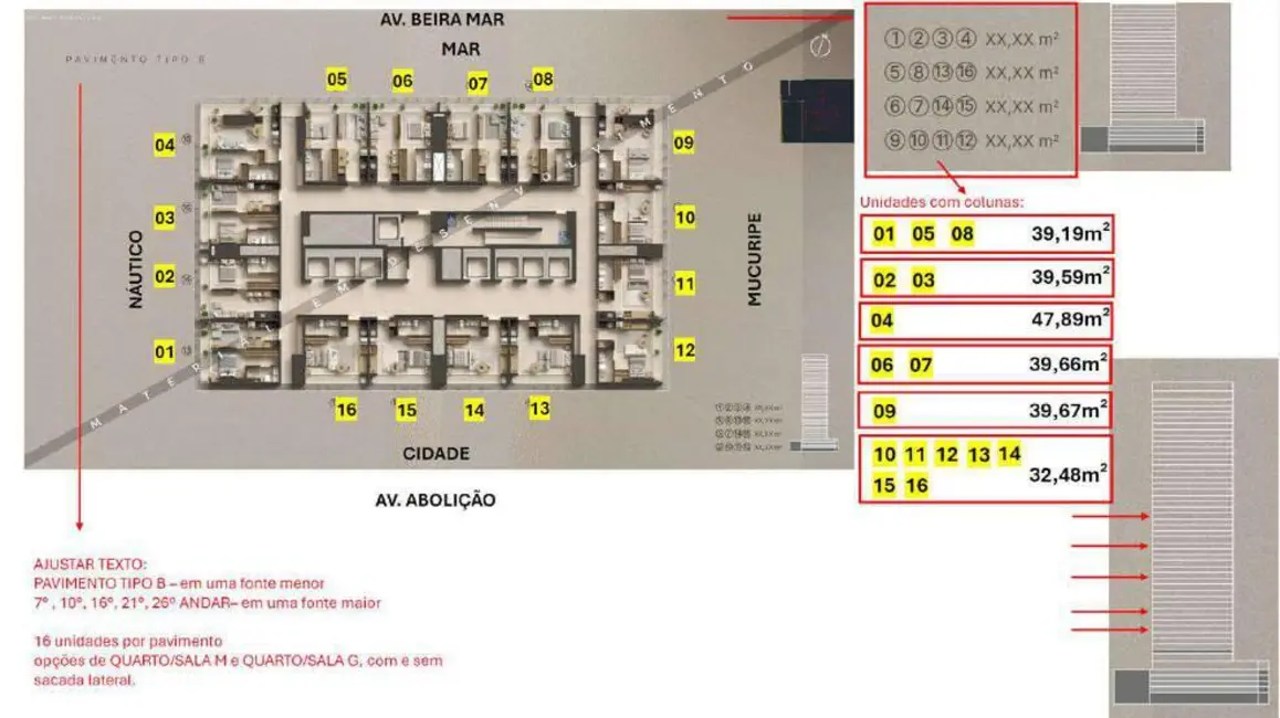 Foto 5 de Apartamento com 2 quartos à venda, 3287m2 em Fortaleza - CE