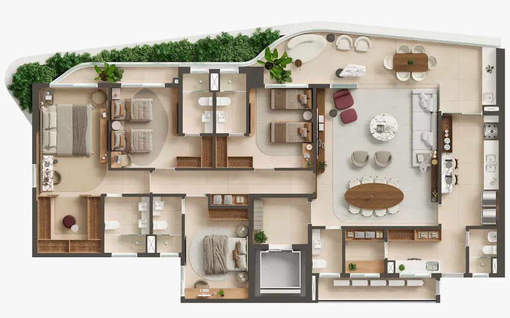 Foto 5 de Apartamento com 4 quartos à venda e para alugar, 165205m2 em Aldeota, Fortaleza - CE