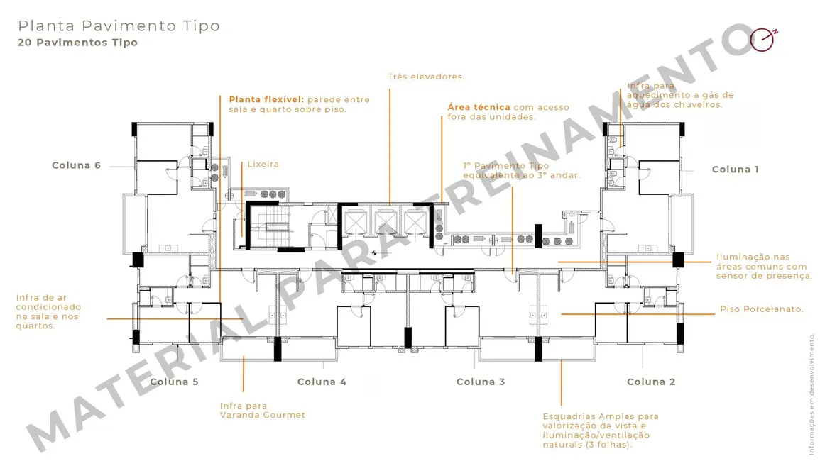 Foto 6 de Apartamento com 2 quartos à venda, 64m2 em Papicu, Fortaleza - CE