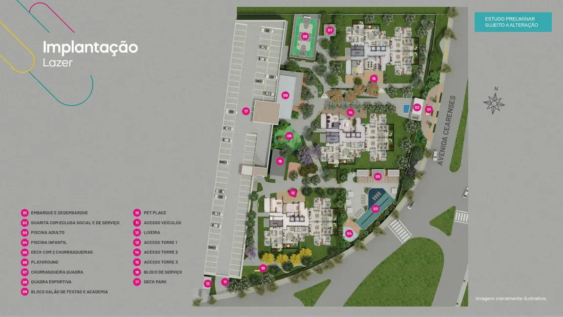 Apartamento com 3 quartos à venda, 68108m2 em Presidente Kennedy, Fortaleza - CE - imagem 8 Foto 8 de Apartamento com 3 quartos à venda, 68108m2 em Presidente Kennedy, Fortaleza - CE