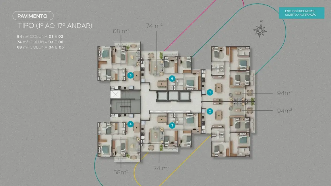 Apartamento com 3 quartos à venda, 68108m2 em Presidente Kennedy, Fortaleza - CE - imagem 9 Foto 9 de Apartamento com 3 quartos à venda, 68108m2 em Presidente Kennedy, Fortaleza - CE