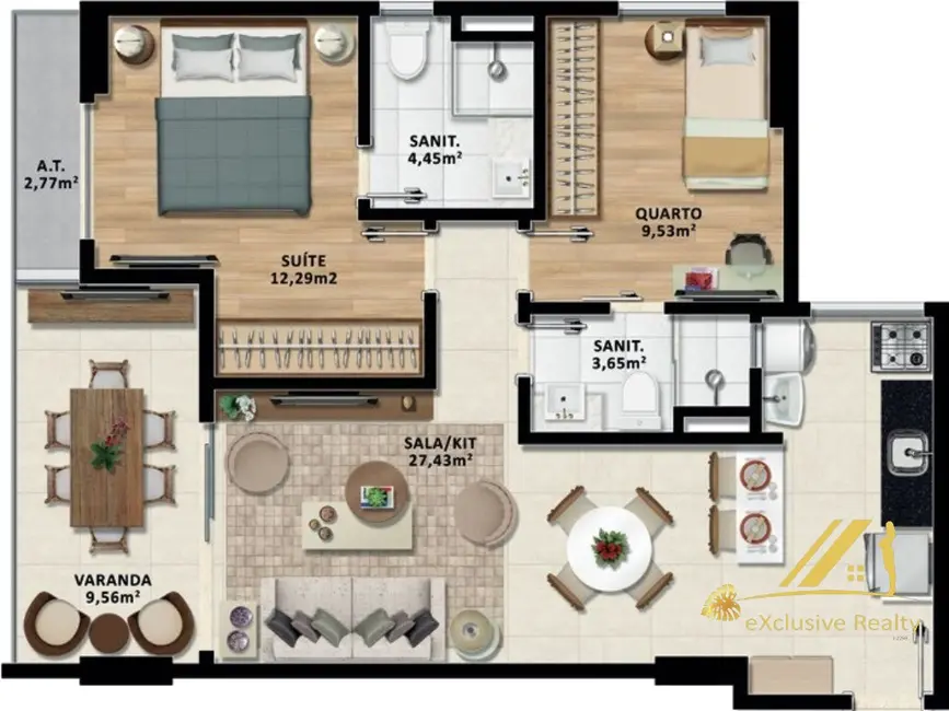 Apartamento com 2 quartos à venda, 70m2 em Stella Maris, Salvador - BA - imagem 4 Foto 4 de Apartamento com 2 quartos à venda, 70m2 em Stella Maris, Salvador - BA