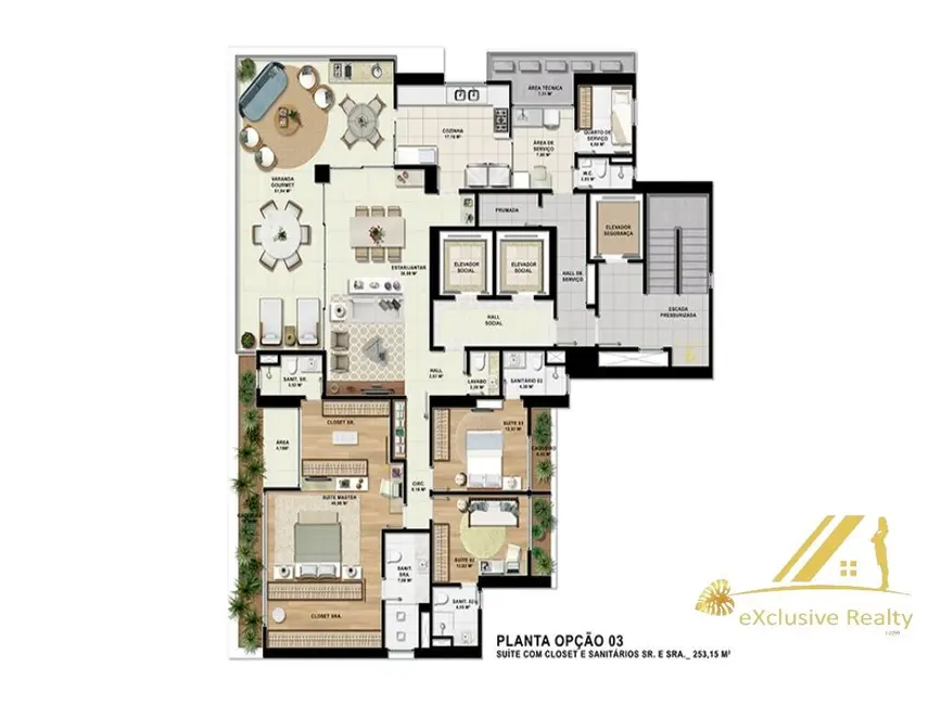 Foto 3 de Apartamento com 4 quartos à venda, 253m2 em Horto Florestal, Salvador - BA