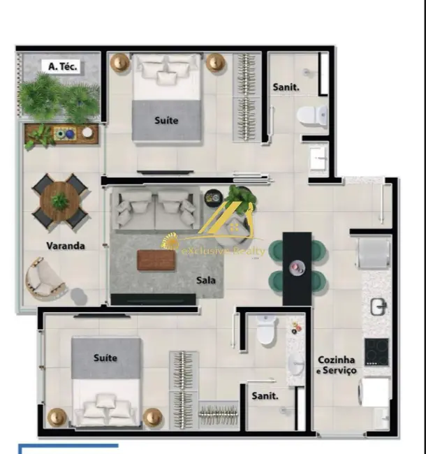Apartamento com 2 quartos à venda, 58m2 em Ondina, Salvador - BA - imagem 7 Foto 7 de Apartamento com 2 quartos à venda, 58m2 em Ondina, Salvador - BA
