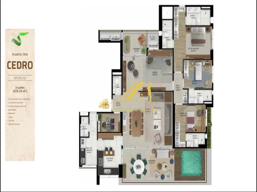 Foto 2 de Apartamento com 4 quartos à venda, 226m2 em Horto Florestal, Salvador - BA