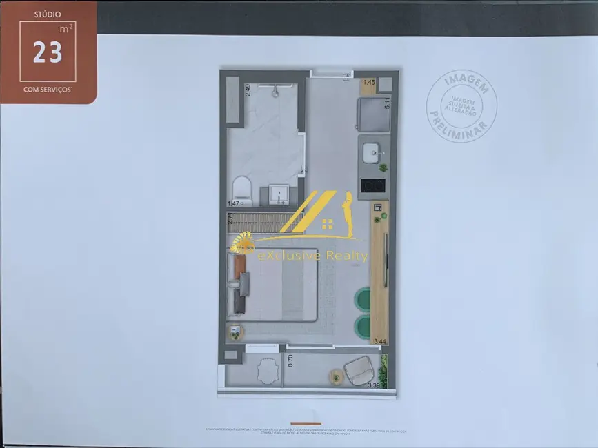 Foto 5 de Apartamento com 1 quarto à venda, 23m2 em Jardim das Acácias, São Paulo - SP