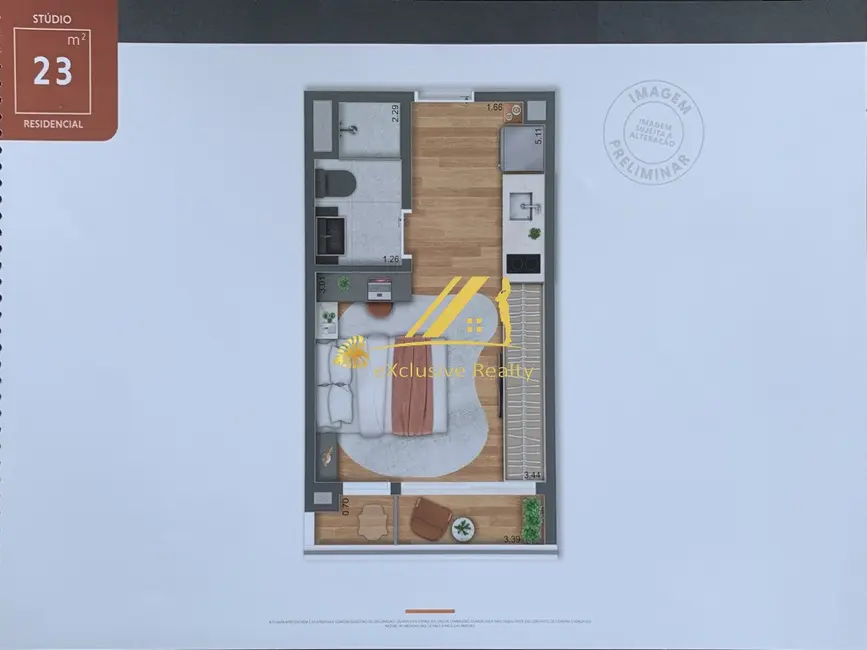 Foto 4 de Apartamento com 1 quarto à venda, 23m2 em Jardim das Acácias, São Paulo - SP