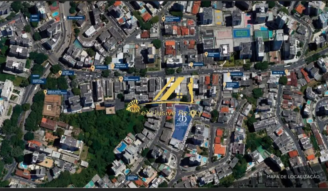 Foto 5 de Apartamento com 4 quartos à venda, 210m2 em Graça, Salvador - BA