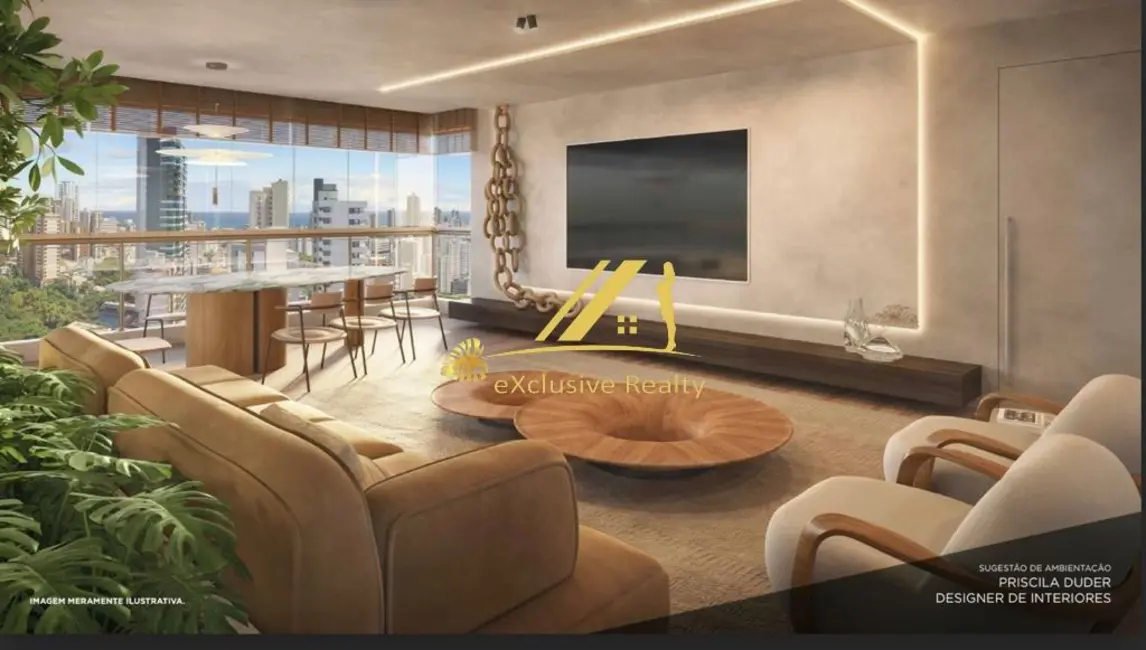 Foto 1 de Apartamento com 4 quartos à venda, 210m2 em Graça, Salvador - BA
