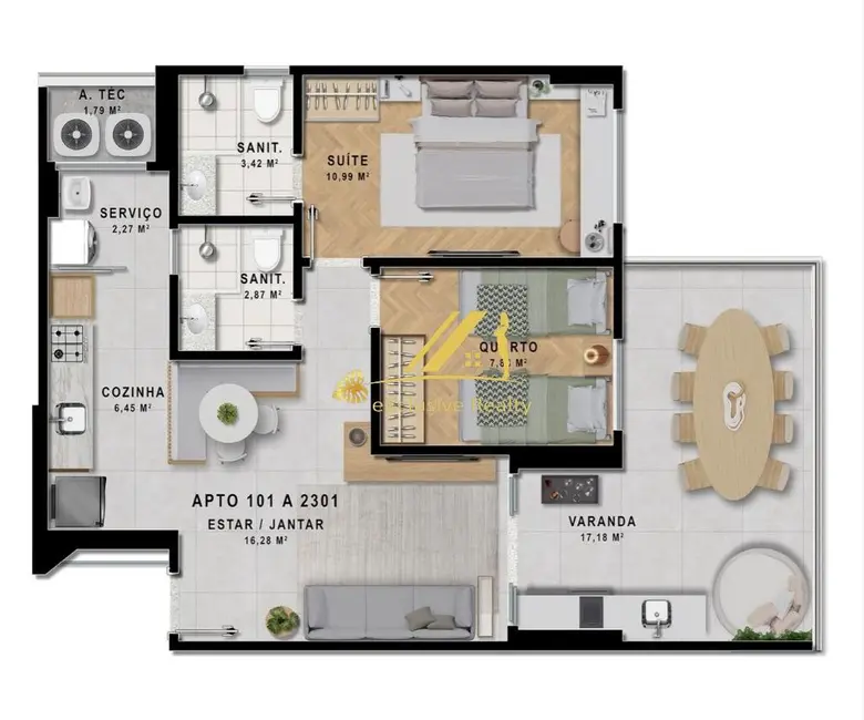 Apartamento com 2 quartos à venda, 61m2 em Pituaçu, Salvador - BA - imagem 5 Foto 5 de Apartamento com 2 quartos à venda, 61m2 em Pituaçu, Salvador - BA
