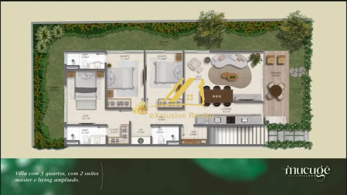 Foto 4 de Casa de Condomínio com 2 quartos à venda, 87m2 em Mucuge - BA