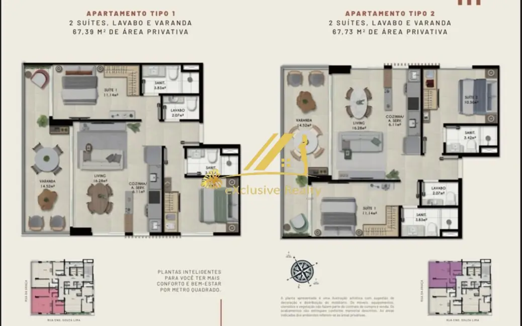Foto 4 de Apartamento com 2 quartos à venda, 67m2 em Graça, Salvador - BA