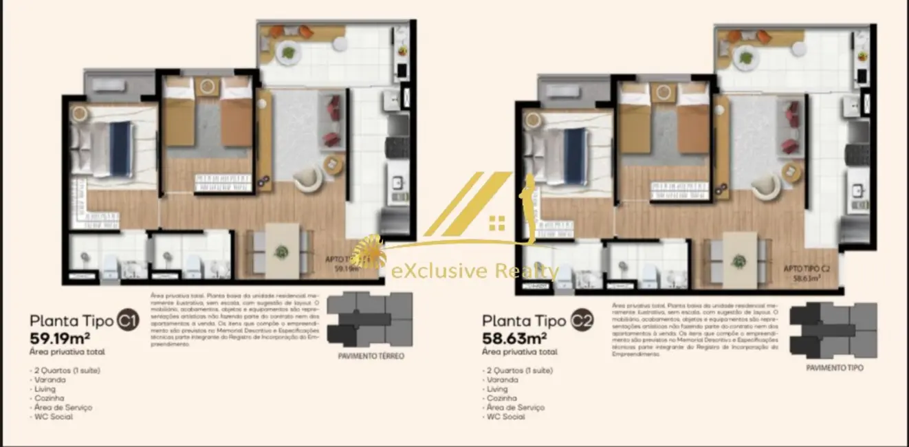 Foto 2 de Apartamento com 3 quartos à venda, 70m2 em Nossa Senhora da Vitória, Ilheus - BA