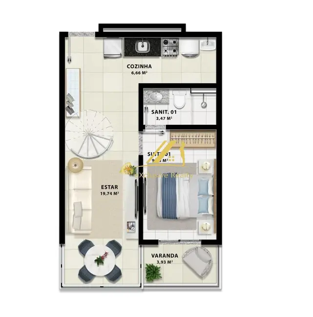 Foto 8 de Apartamento com 2 quartos à venda, 60m2 em Stella Maris, Salvador - BA