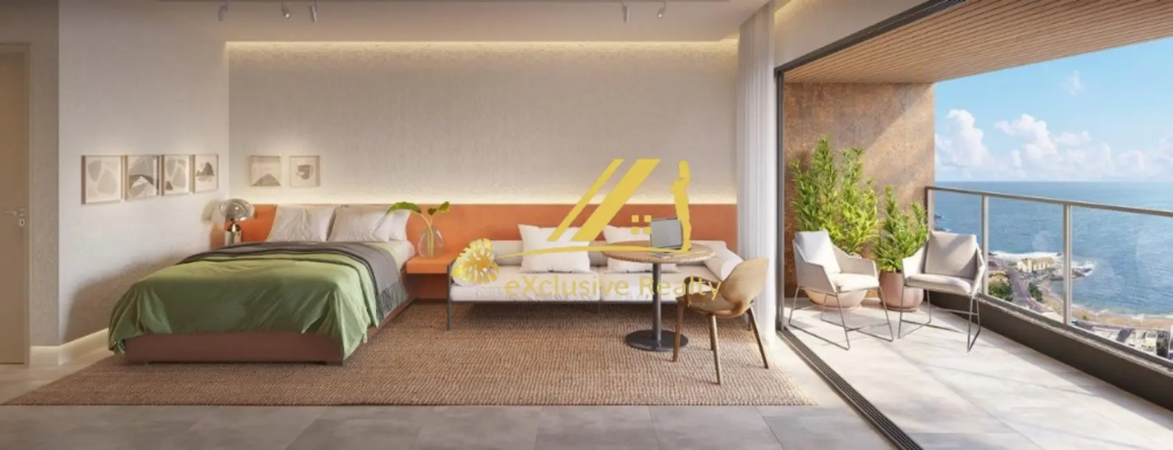 Apartamento com 1 quarto à venda, 30m2 em Rio Vermelho, Salvador - BA - imagem 4 Foto 4 de Apartamento com 1 quarto à venda, 30m2 em Rio Vermelho, Salvador - BA